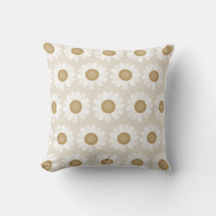 Rooted & Blooming – Beige Kamille Kissen