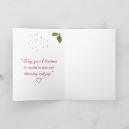 Rooted in Love, Growing in Joy—Botanical Christmas Feiertagskarte