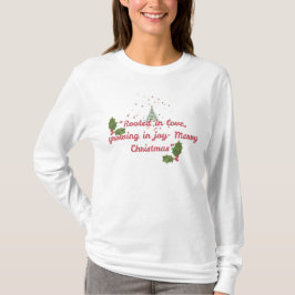 Rooted in Love, Growing in Joy—Botanical Christmas T-Shirt