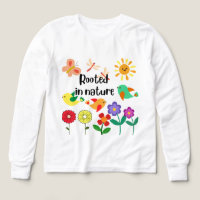 "Rooted in Nature" Öko Inspiriert Grafik
