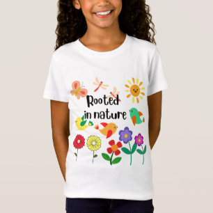 "Rooted in Nature" Öko Inspiriert Grafik T-Shirt