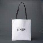 Rooted In Reality Minimalist Typewriter Canvas<br><div class="desc">Carry your essentials with clear intent. A durable canvas tote bag featuring a bold,  centered typewriter design for the modern minimalist.</div>