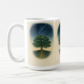 Rooted & Rising Family Tree Constellation Kaffeetasse