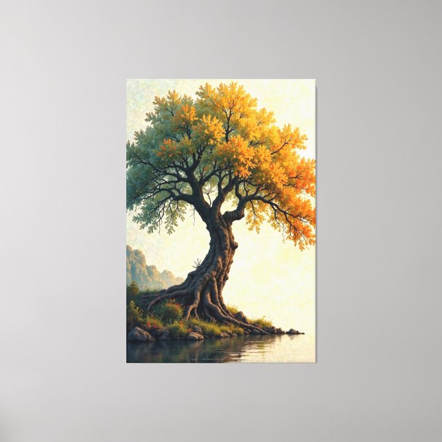 Rooted Serenity Leinwanddruck (Vorderseite)