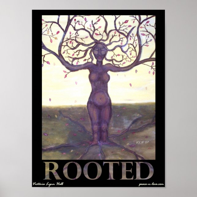 Rooted Tree Goddess Poster (Vorne)