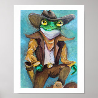 Rootin Tootin Frosch Poster