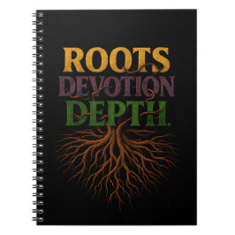 Roots Devotion Depth  Notizblock