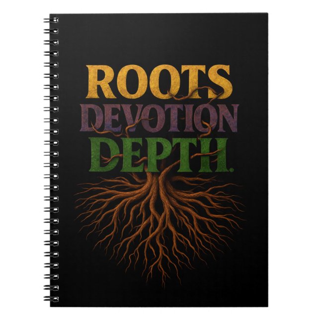 Roots Devotion Depth  Notizblock (Vorderseite)