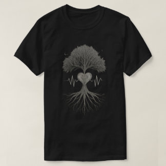 Roots of Life: The Heartbeat of Nature T-Shirt