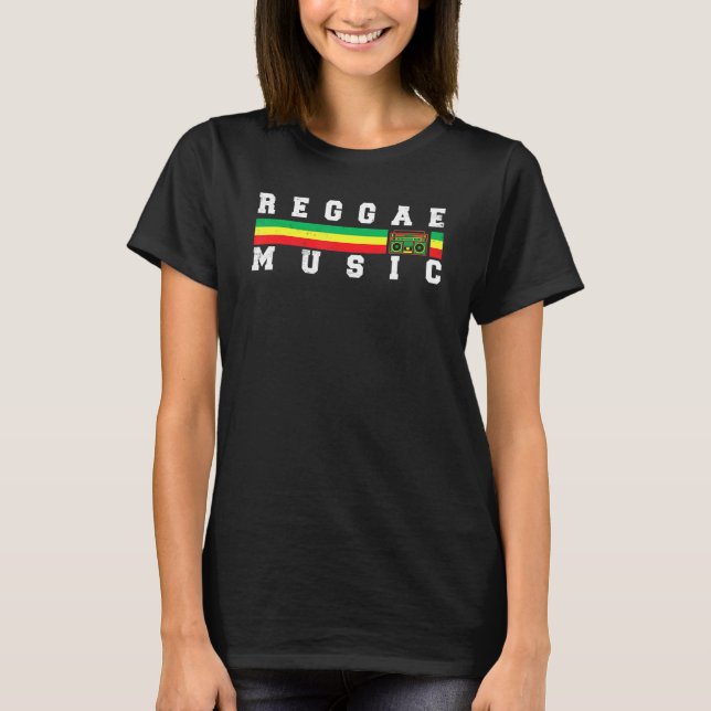 Roots Reggae Music Sound System T-Shirt (Vorderseite)