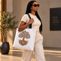 Roots Run Deep Tree of Life-Tasche