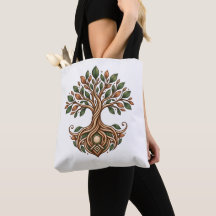 Roots Run Deep Tree of Life-Tasche