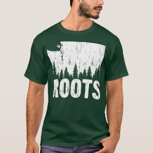 Roots Washington Staat Rustic T-Shirt