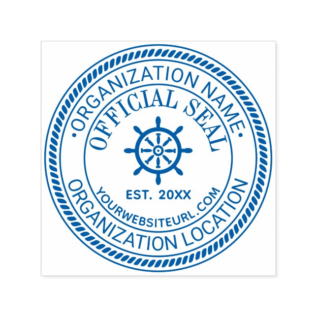 Rope #2 des Offiziellen Siegels Name Loc URL Est Permastempel (Design)