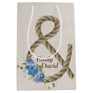 Rope Ampersand Bridal Bowartt Mittlere Geschenktüte