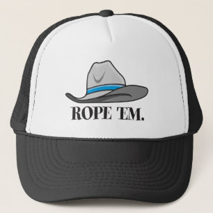 Rope sie Cowboygang Truckerkappe