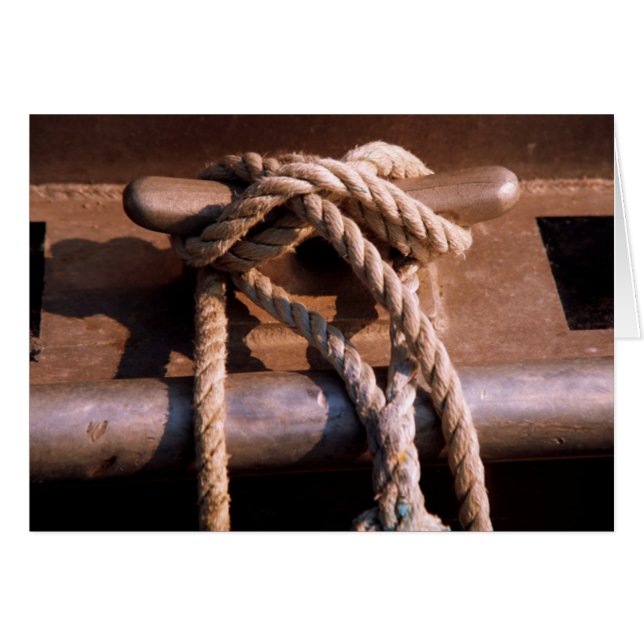 Rope Tied to a Boat Tie (Vorderseite (Horizontal))