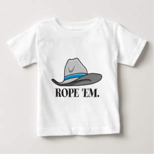 Rope'em Cowboy-Ausrüstung Baby T-shirt