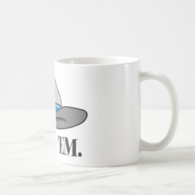 Rope'em Cowboy-Ausrüstung Tasse (Rechts)