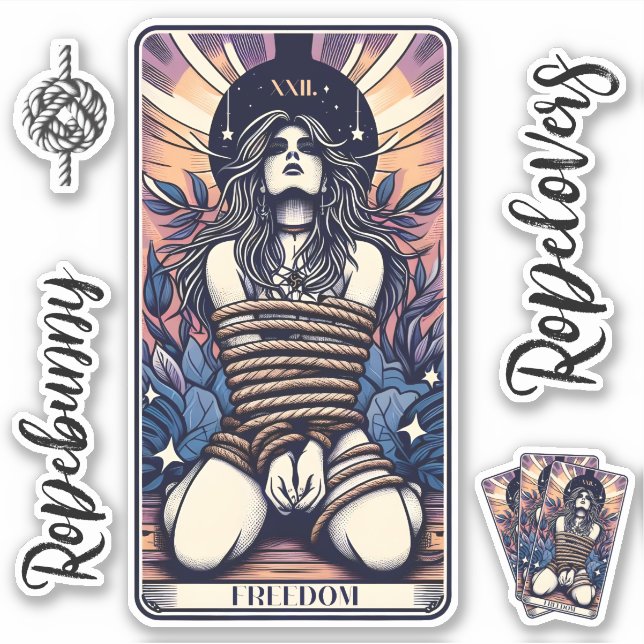 Ropelovers Kartenaufkleber-Set Aufkleber (Vorderseite)