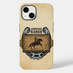 Roping Cowboy ADD NAME Western Familienhorde Case-Mate iPhone 14 Hülle
