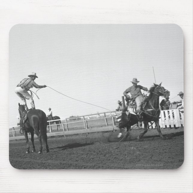 Roping Pferd Mousepad (Vorne)