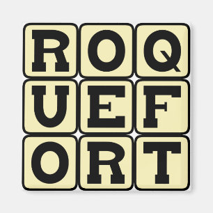 Roquefort, französischer Blauschimmelkäse Magnet