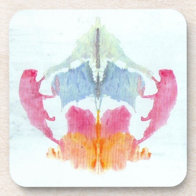 Rorschach Ink Blot Test Untersetzer (Vorderseite)