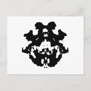 Rorschach inkblot4 postkarte