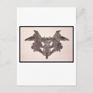 Rorschach Inkblot 1,0 Postkarte