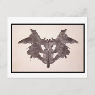 Rorschach Inkblot 1,0 Postkarte