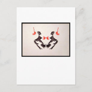 Rorschach Inkblot 3,0 Postkarte
