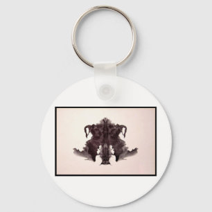 Rorschach Inkblot 4,0 Schlüsselanhänger