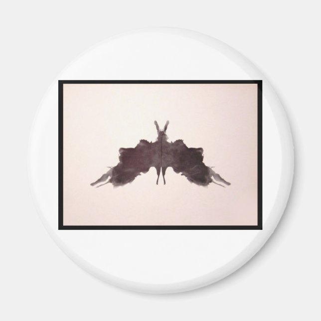 Rorschach Inkblot 5,0 Magnet (Vorne)
