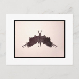 Rorschach Inkblot 5,0 Postkarte