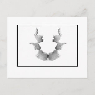 Rorschach Inkblot 7,0 Postkarte