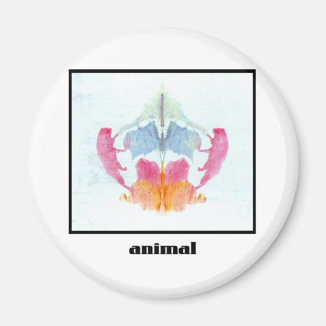 Rorschach Inkblot 8 Magnet (Vorne)
