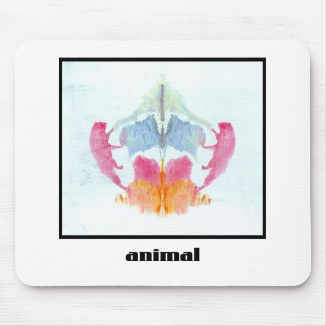 Rorschach Inkblot 8 Mousepad (Vorne)