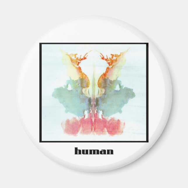 Rorschach Inkblot 9 Magnet (Vorne)