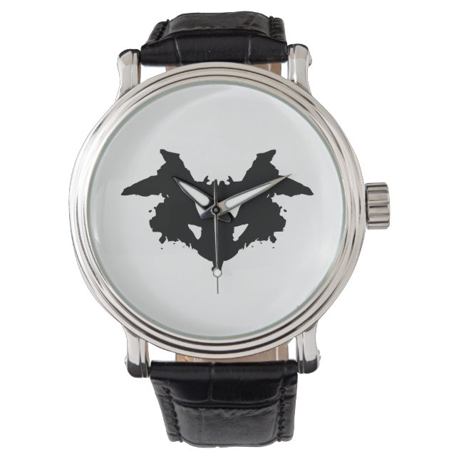 Rorschach Inkblot Armbanduhr (Vorderseite)