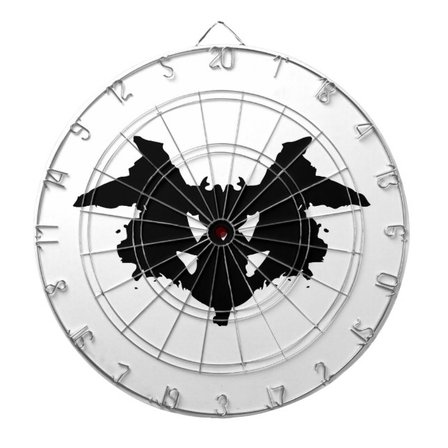 Rorschach Inkblot Dartscheibe (vorne)