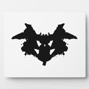 Rorschach Inkblot Fotoplatte
