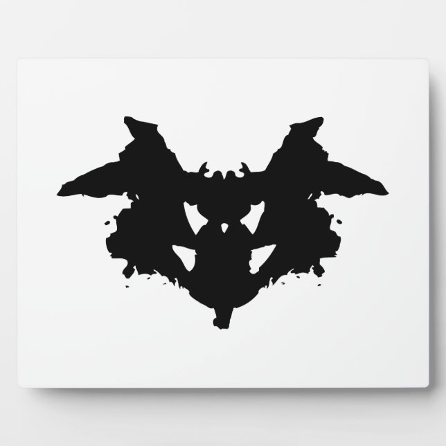 Rorschach Inkblot Fotoplatte (Vorderseite)