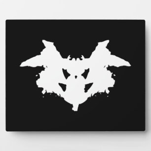 Rorschach Inkblot Fotoplatte
