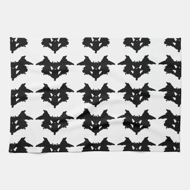 Rorschach Inkblot Geschirrtuch (Horizontal)