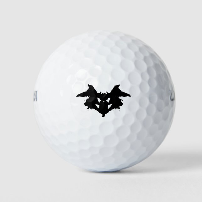 Rorschach Inkblot Golfball (Vorderseite)