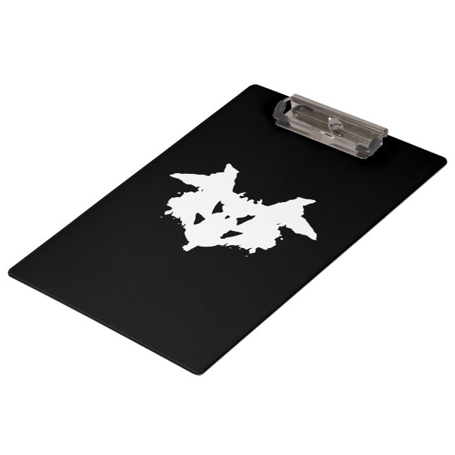 Rorschach Inkblot Klemmbrett (Schrägansicht)