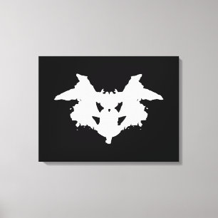 Rorschach Inkblot Leinwanddruck