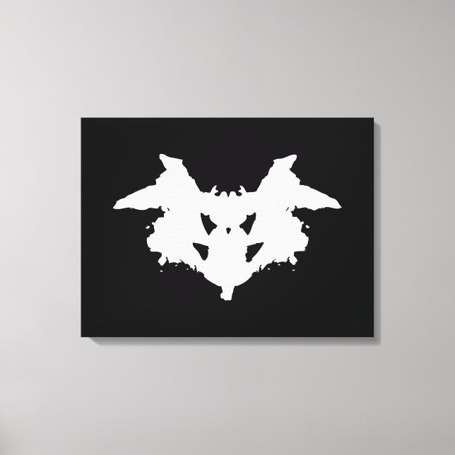 Rorschach Inkblot Leinwanddruck (Vorderseite)