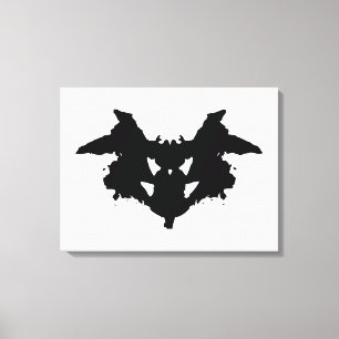 Rorschach Inkblot Leinwanddruck